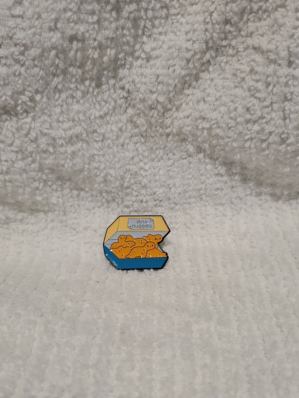 6 Piece Box of Dino Nuggies Nuggets Small Cute Kawaii Enamel Pin Brooch